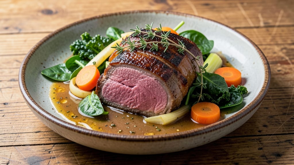Beef and Greens Recipe: Slow-Braised Tender Beef with Wilted Greens
