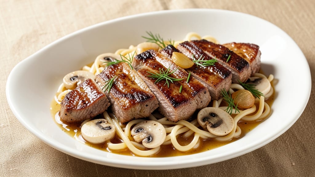 Authentic Beef Stroganoff Recipe From Scratch: Smooth Sour Cream Sauce Over Egg Noodles
