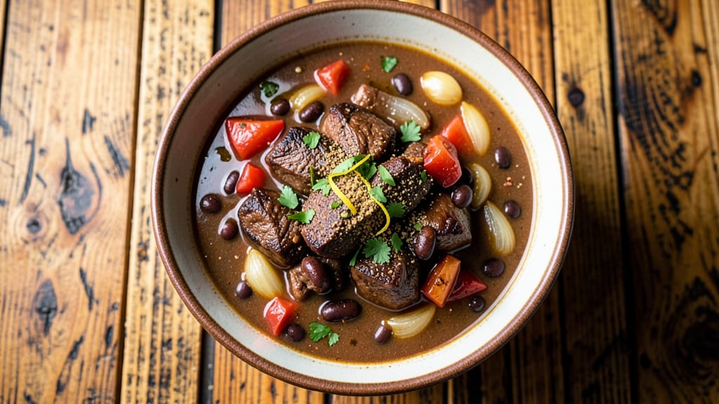Beef and Black Bean Soup Recipe: Smoky Spice-Infused One-Pot Heartiness