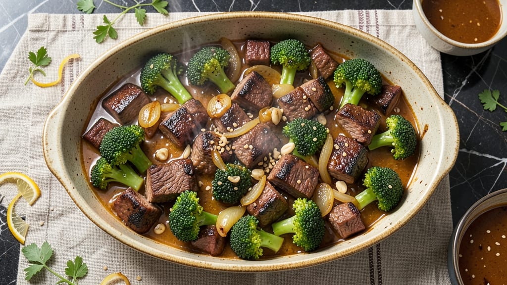 Beef and Broccoli Casserole Recipe: Crispy Top, Creamy Cheese Harmony