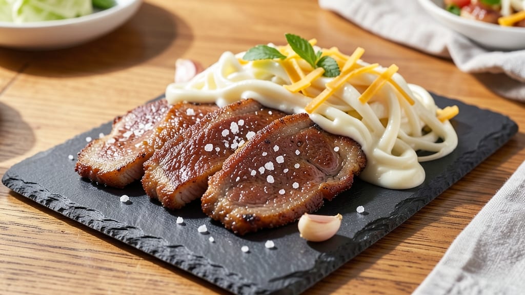 Beef Belly Slices Recipe: Crispy-Layered Bites With Melty Cheese Rivers