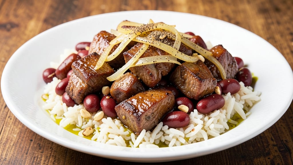 Beef, Beans, and Rice Recipe: One-Pot Heartiness With Cumin-Kissed Depth