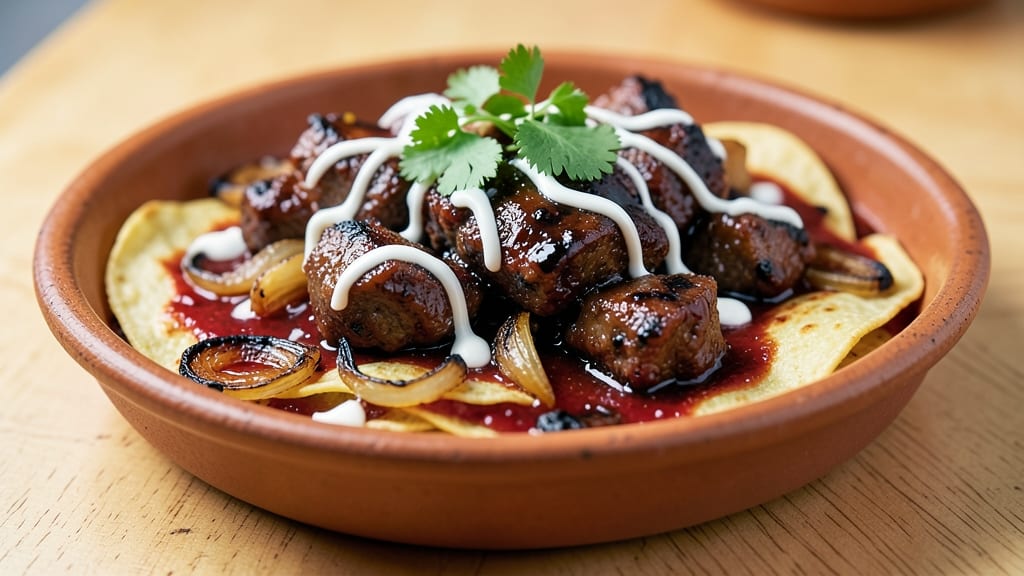 Beef Barbacoa Enchiladas Recipe: Smoky Chipotle Braised Beef in Cheesy Tortilla Layers