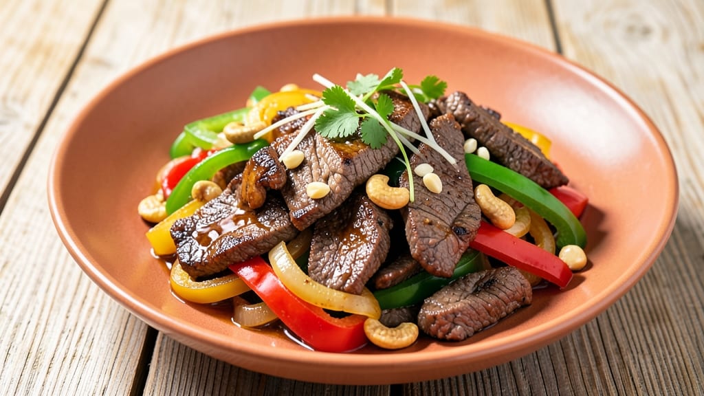 Beef and Cashew Stir Fry Recipe: Nutty Crunch Meets Wok-Seared Tenderness