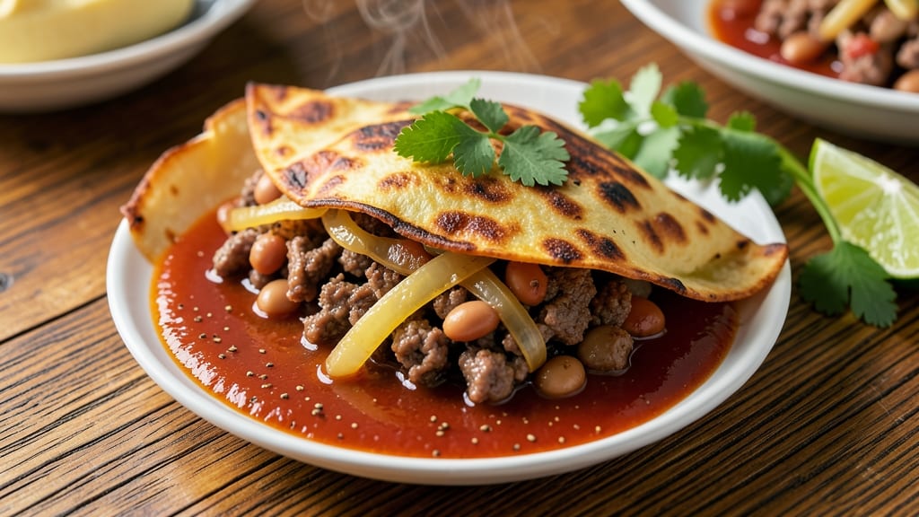 Beef and Bean Chimichanga Recipe: Crispy Tortilla Envelopes Stuffed With Spiced Beef