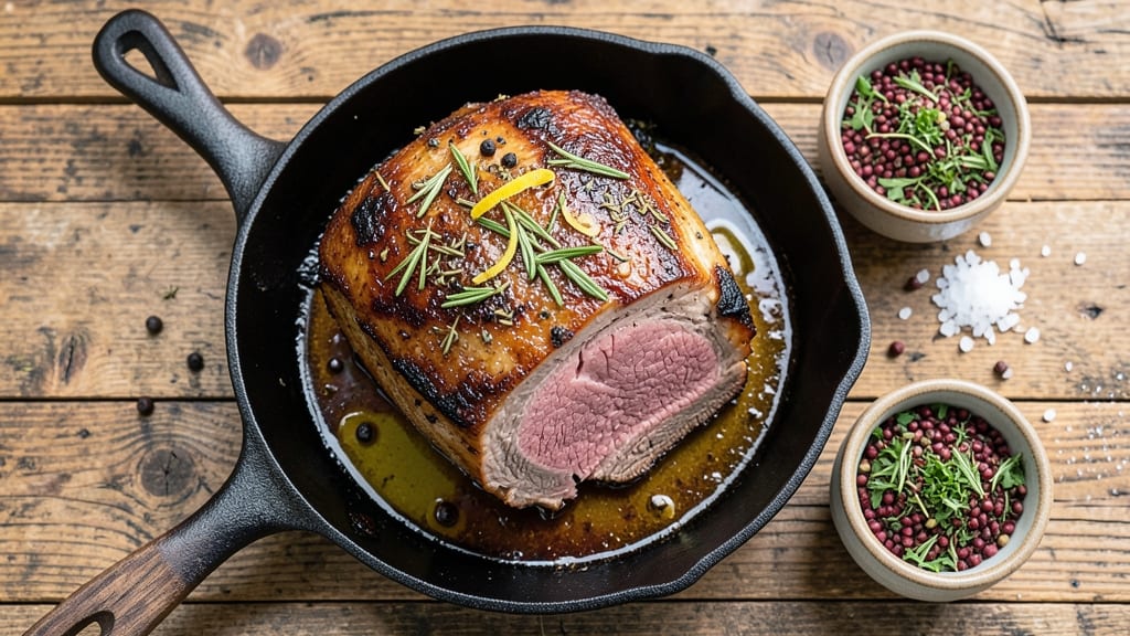 Angus Beef Eye Round Roast Recipe: Reverse-Seared for Juicy Core and Caramelized Crust
