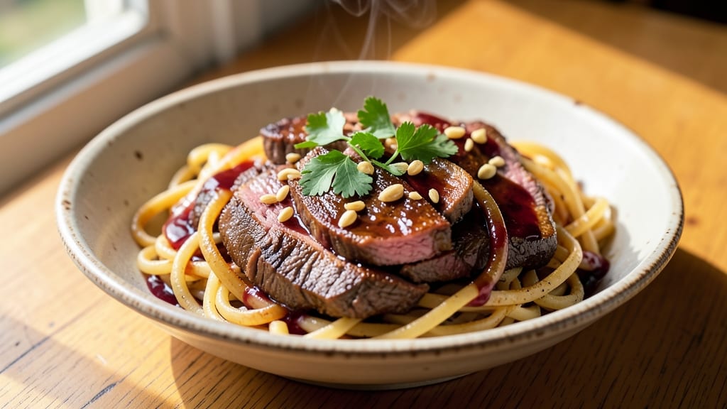 Beef and Noodles Recipe Pioneer Woman: Slow-Braised Beef with Caramelized Onions and Egg Noodles