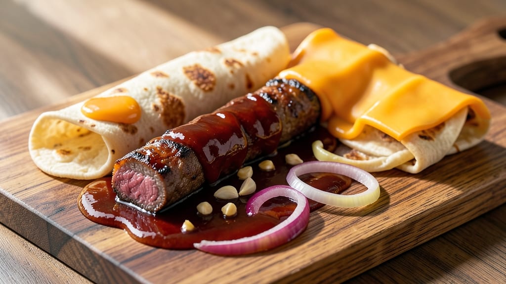 BBQ Beef Sticks Recipe: Crispy Tortilla Wraps With Spicy Pull-Apart Magic
