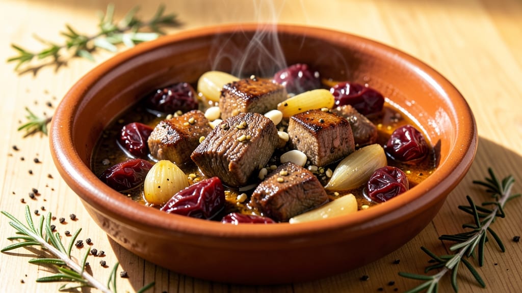 Beef and Prune Tagine Recipe: Moroccan-Spiced Sweet and Savory Stew