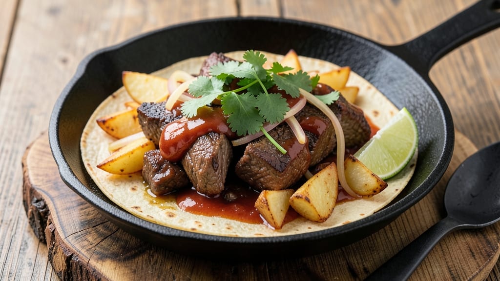 Beef and Potato Tacos Recipe: Crispy Tortilla Bites With Cheese-Pull Magic