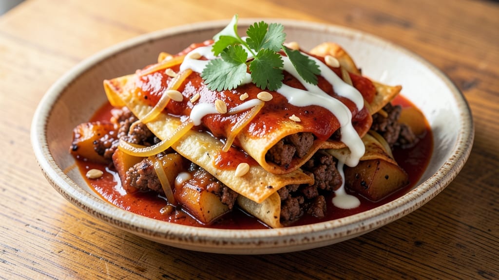 Beef and Potato Enchilada Recipe: Smoky Chipotle Potato Beef Fusion