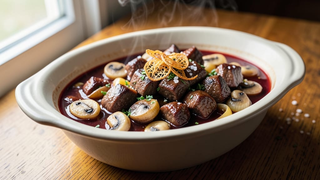 Beef and Mushroom Ragout Recipe: Deep Wine-Reduced Richness in One Pot