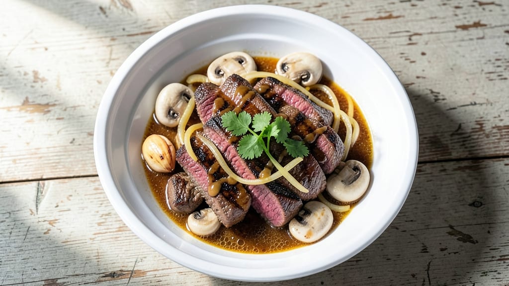Beef and Mushroom Jollibee Recipe: Crispy Edges, Silky Soy-Ginger Sauce Magic