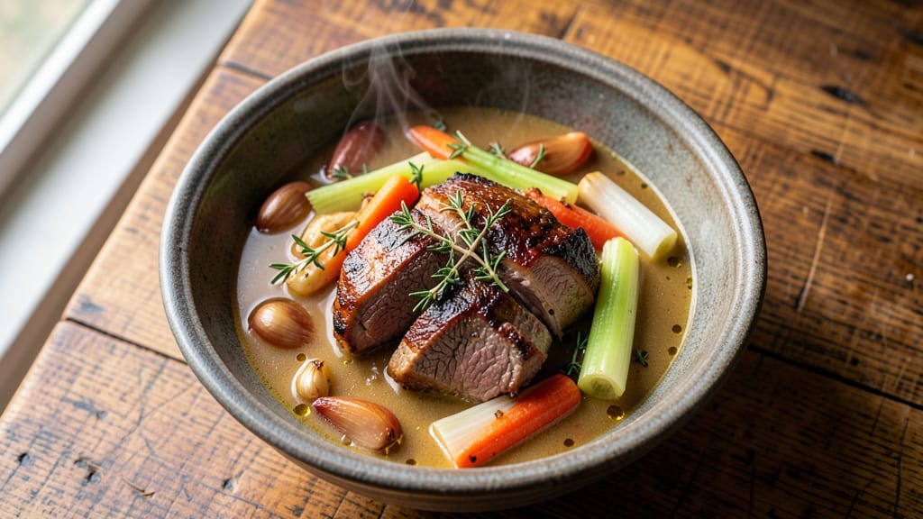 5 Star Vegetable Beef Soup Recipe: Deep Umami Broth With Tender Beef Chunks