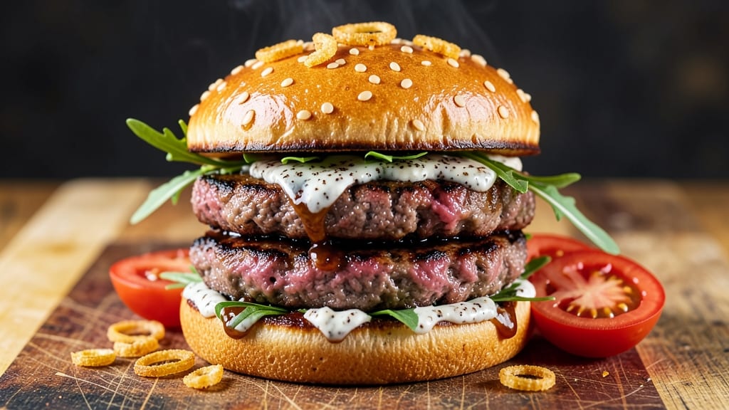 Barbecue Beef Burgers Recipe: Smoky Char and Juicy Centers in 15 Minutes
