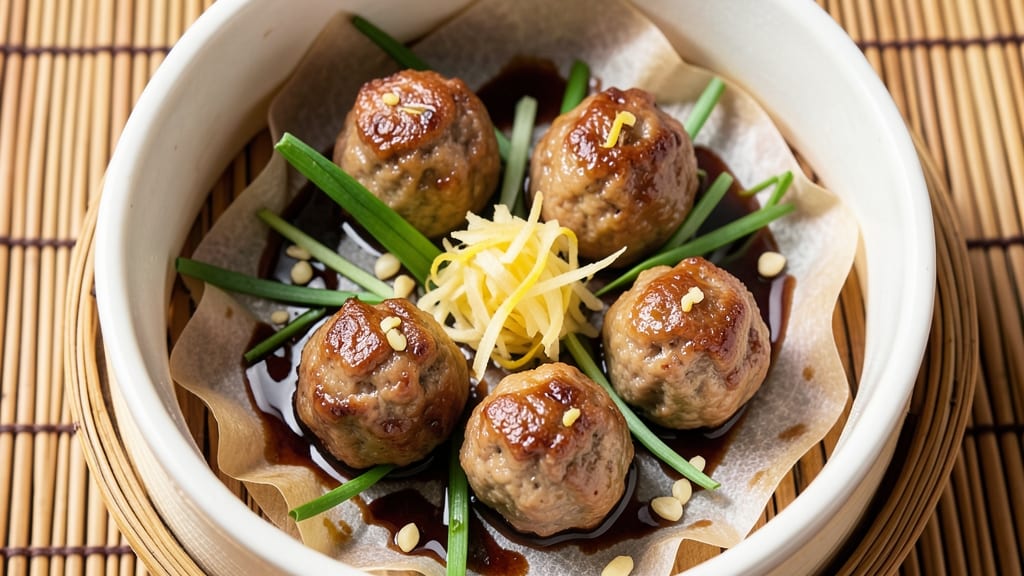 Beef Ball Dim Sum Recipe: Steamed Pork Bites With Silky Coconut Wrapping