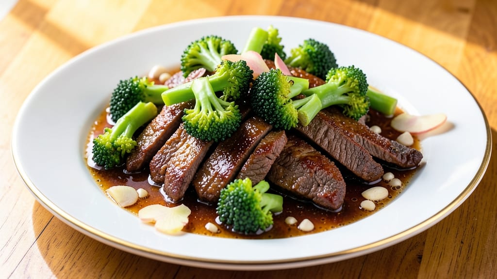 Beef and Broccoli Filipino Recipe: Soy-Ginger Crunch With Silky Noodles