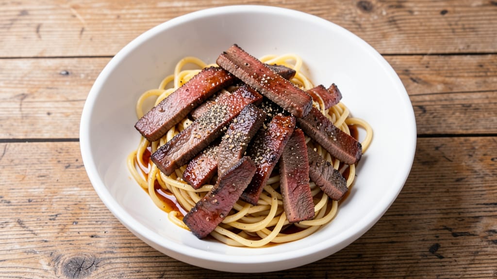 Beef and Frozen Egg Noodles Recipe: One-Pan Protein-Packed Warmth