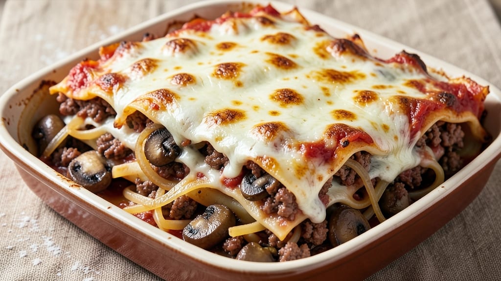 Beef and Mushroom Lasagna Recipe: Layered Richness With Umami Depth