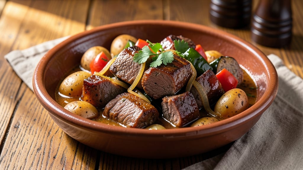 Beef and Pork Caldereta Recipe: Slow-Simmered Filipino Stew With Potato and Eggplant