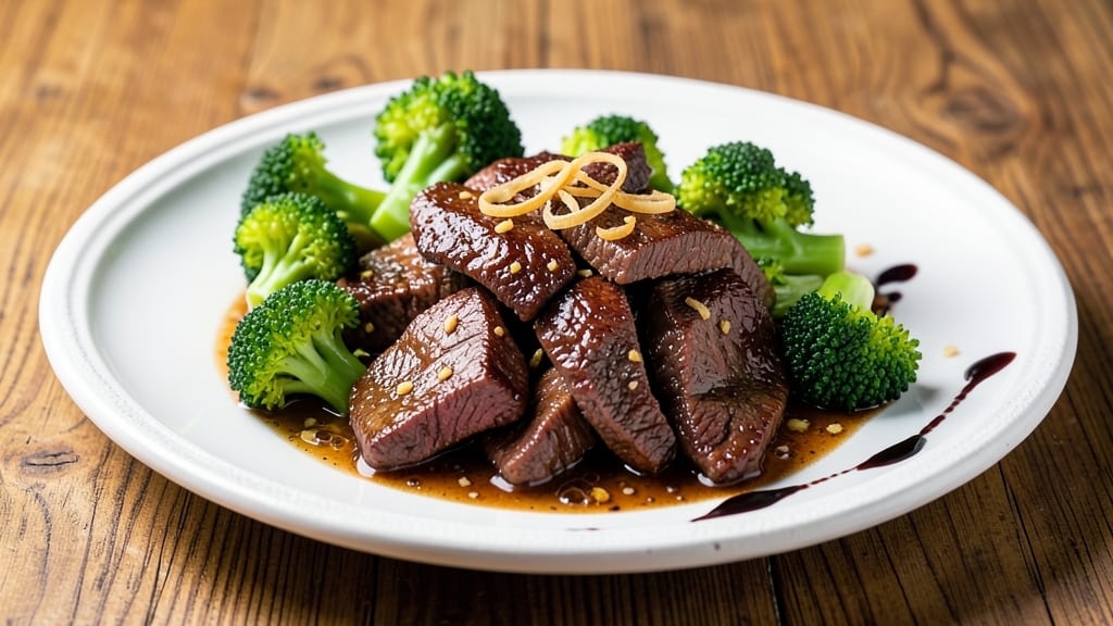 Beef and Broccoli in Garlic Sauce Recipe: Wok-Fired Crunch With Umami-Packed Sauce