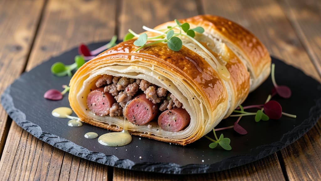 Beef and Pork Sausage Rolls Recipe: Crispy Layers and Savory Fillings Baked to Perfection