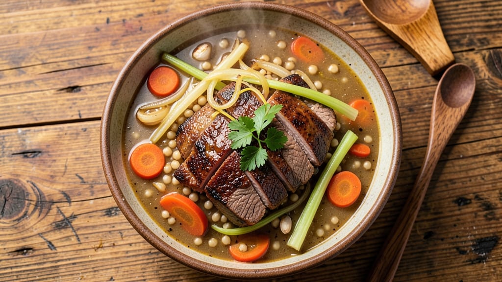 Beef Barley Soup Recipe Alton Brown: Slow-Simmered Depth With Toasted Barley Crunch