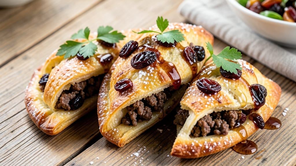 Beef and Raisin Empanadas Recipe: Sweet-Savory Flaky Layers in 30 Minutes