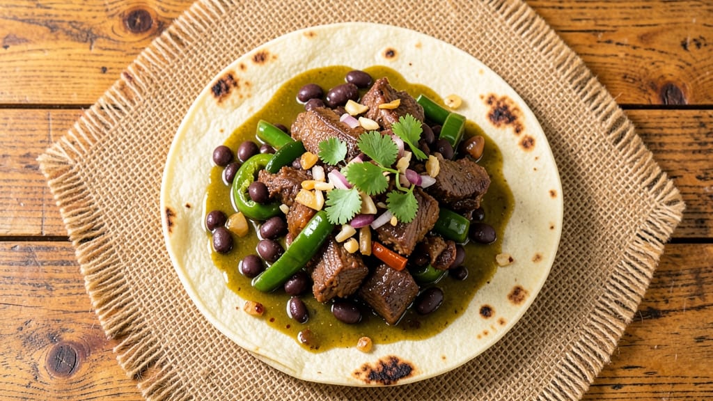 Beef Bean Green Chili Burritos Recipe: Smoky Spice-Packed Wraps With Crispy Tortilla Magic