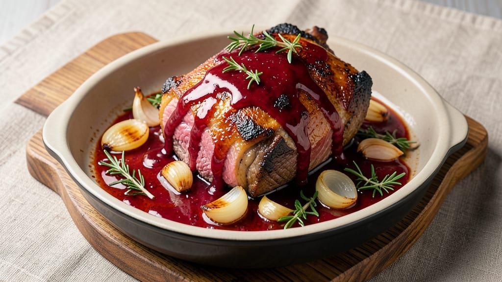 Angus Beef Chuck Roast Oven Recipe: Deep Red Wine Braise with Caramelized Fond Magic