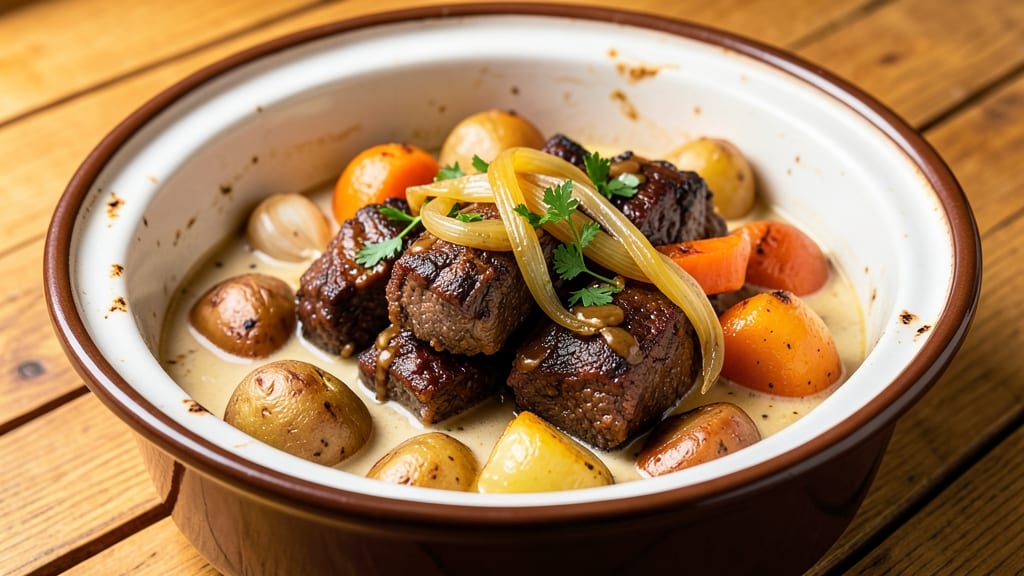 Beef and Vegetable Slow Cooker Recipe: Hands-Off Tender Meal in 6 Hours