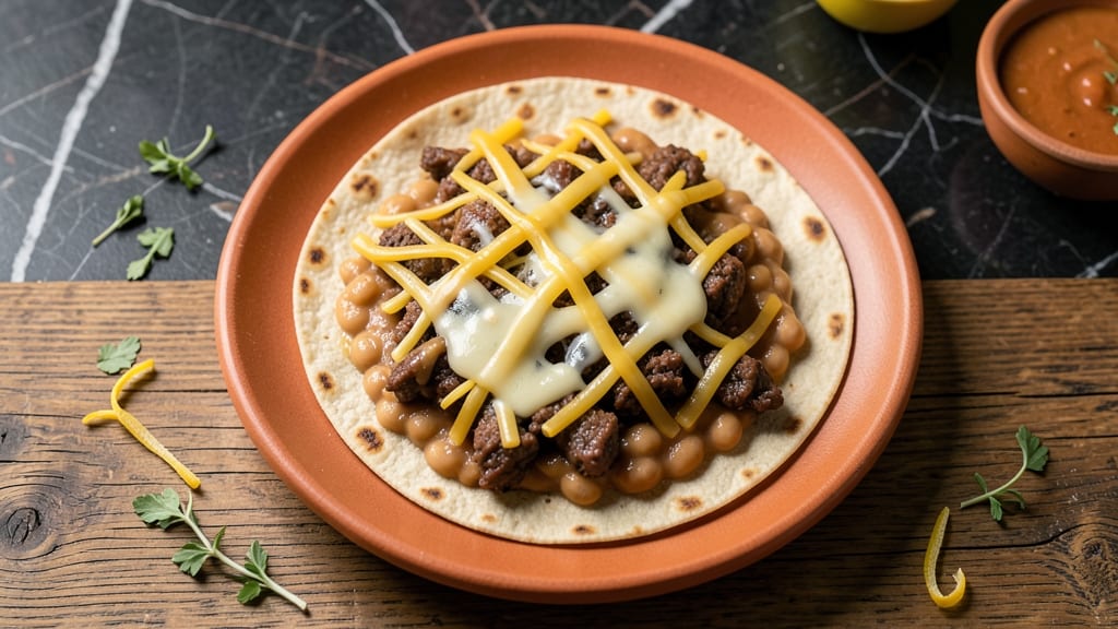 Beef and Refried Bean Quesadillas Recipe: Crispy Tortilla Bites with Melty Cheese Rivers