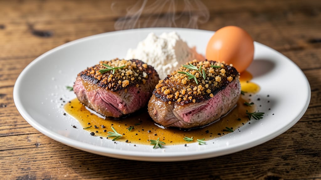 Baked Beef Cutlets Recipe: Crispy Breaded Crust With Juicy Centers
