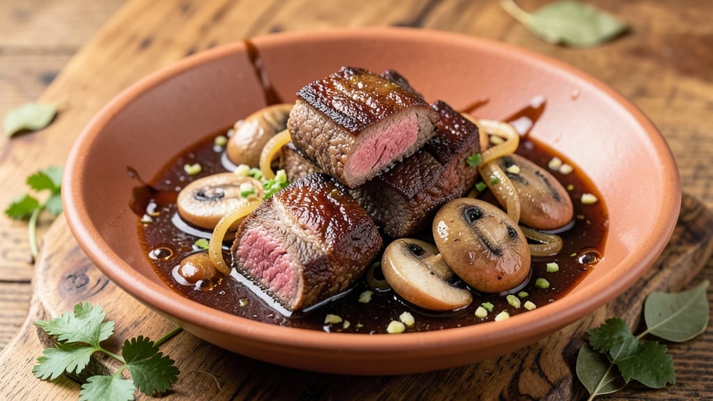 Beef and Mushroom Filipino Recipe: Soy-Ginger Braised Richness with Umami Depth