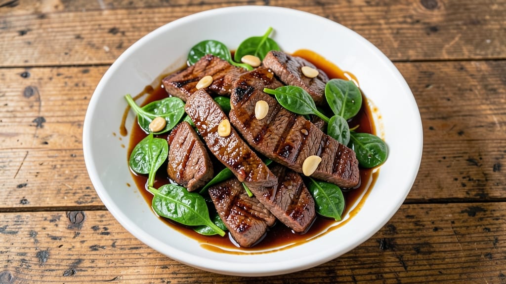 Beef and Spinach Stir Fry Recipe: Velvety Wok Sauce with Crisp-Tender Bites