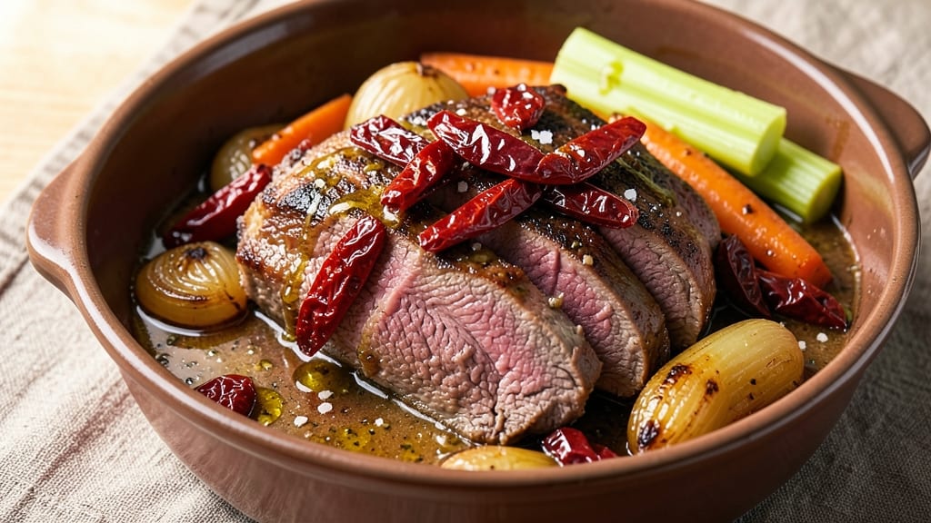 Beef and Sun-Dried Tomatoes Recipe: Sun-Kissed Braise with Umami Depth