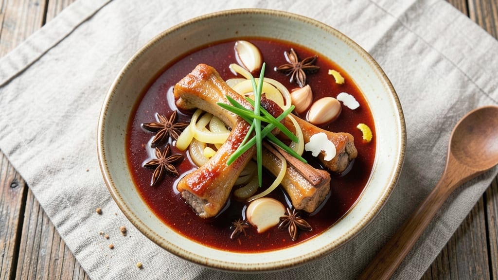 Asian Beef Bone Soup Recipe: Fragrant Broth With Silky Beef and Aromatic Herbs