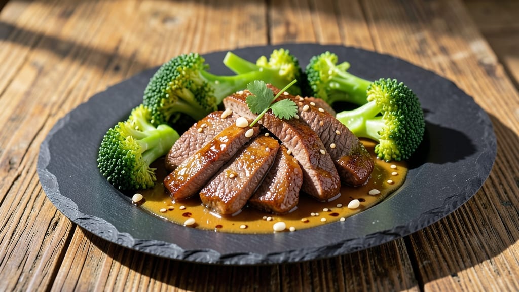 Beef and Broccoli Flank Steak Recipe: Wok-Sear Crispness With Silky Soy Gloss