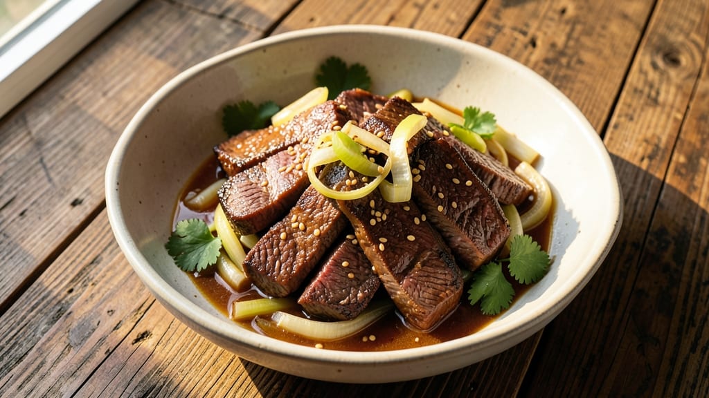 Beef and Leek Stir Fry Recipe: Wok-Fired Heat with Fragrant Aromatics