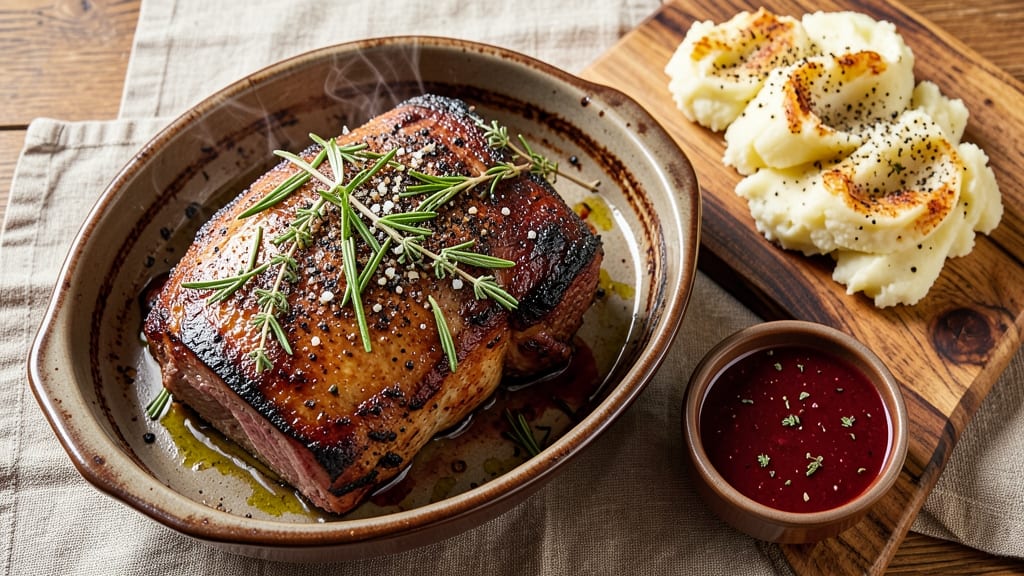 Angus Beef Rump Roast Recipe: Reverse-Seared Crust With Juicy, Pink Center