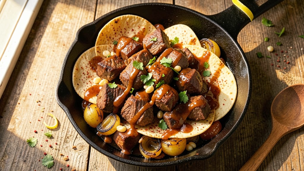 BBQ Beef Tacos Recipe: Smoky Charred Meat With Crispy Tortilla Crunch